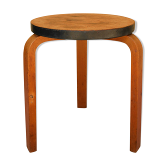 Tabouret scandinave par Alvar Aalto pour les éditions Finmar, années 30