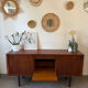 Vintage teak enfilade from the 1960s.
