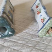 2 antique knife holders HB Quimper