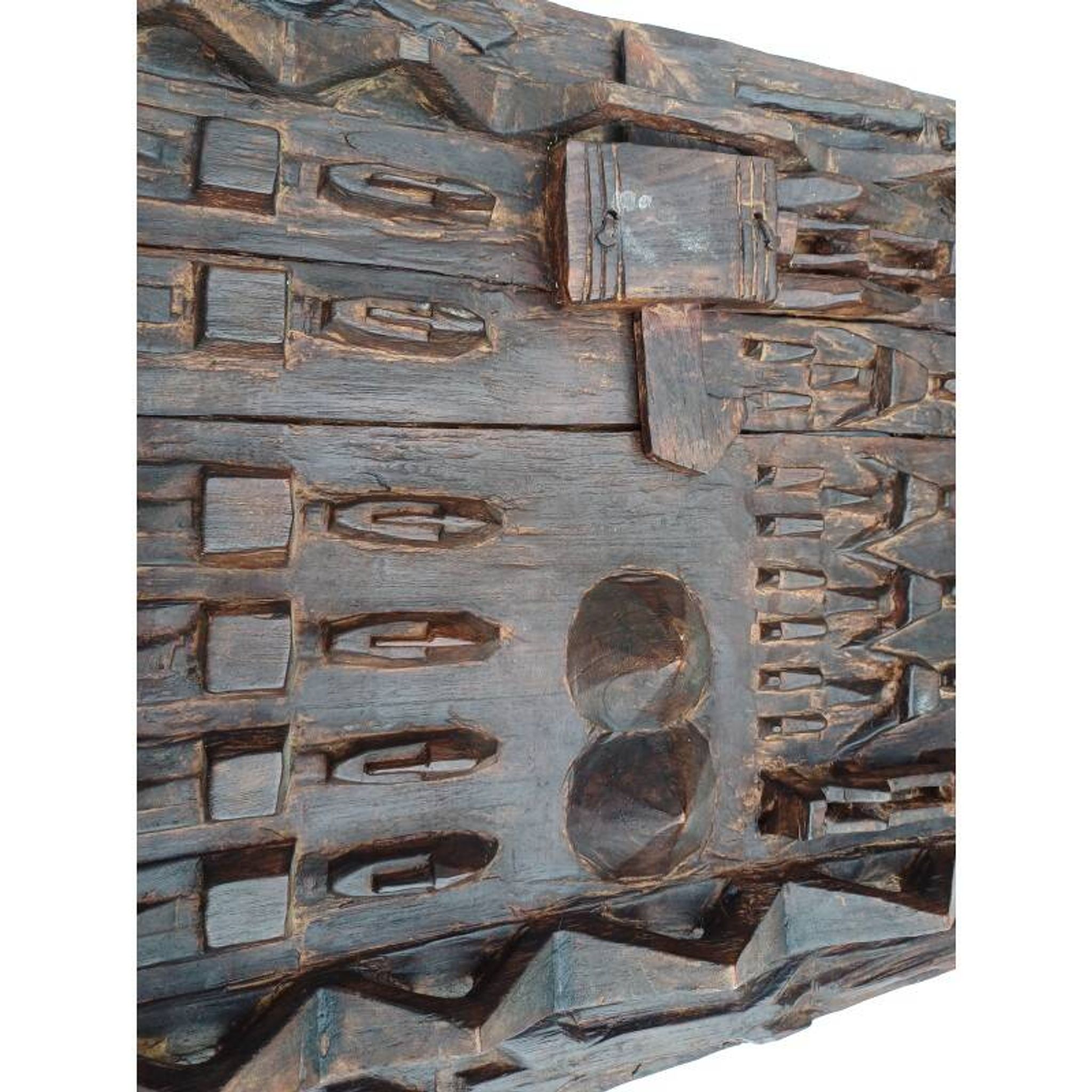 Senufo wooden African door, Ivory Coast