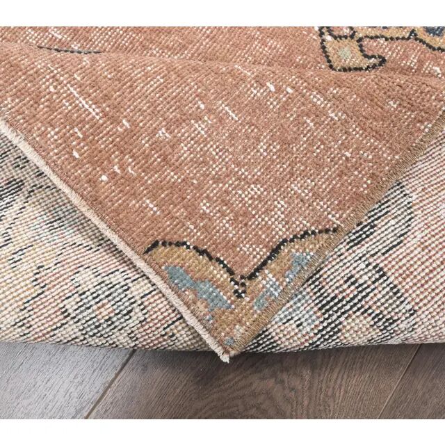1970s Turkish Anatolian hand-knotted runner 75x333