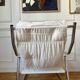 Fauteuil tubulaire en métal chromé, années 70