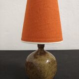 60s/70s sandstone bedside lamp