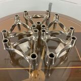Lot of 5 BMF Nagel 1970 modular candlesticks
