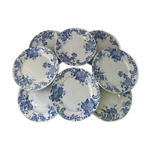 suite de 8 assiettes
