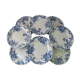 Set of 8 Terre de Fer Saint Amand & Hamage Snowball Plates