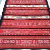 Hand-woven wool rug 155×5cm