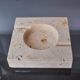 Brutalist ashtray by Fratelli Mannelli, travertine, Italy, 1970