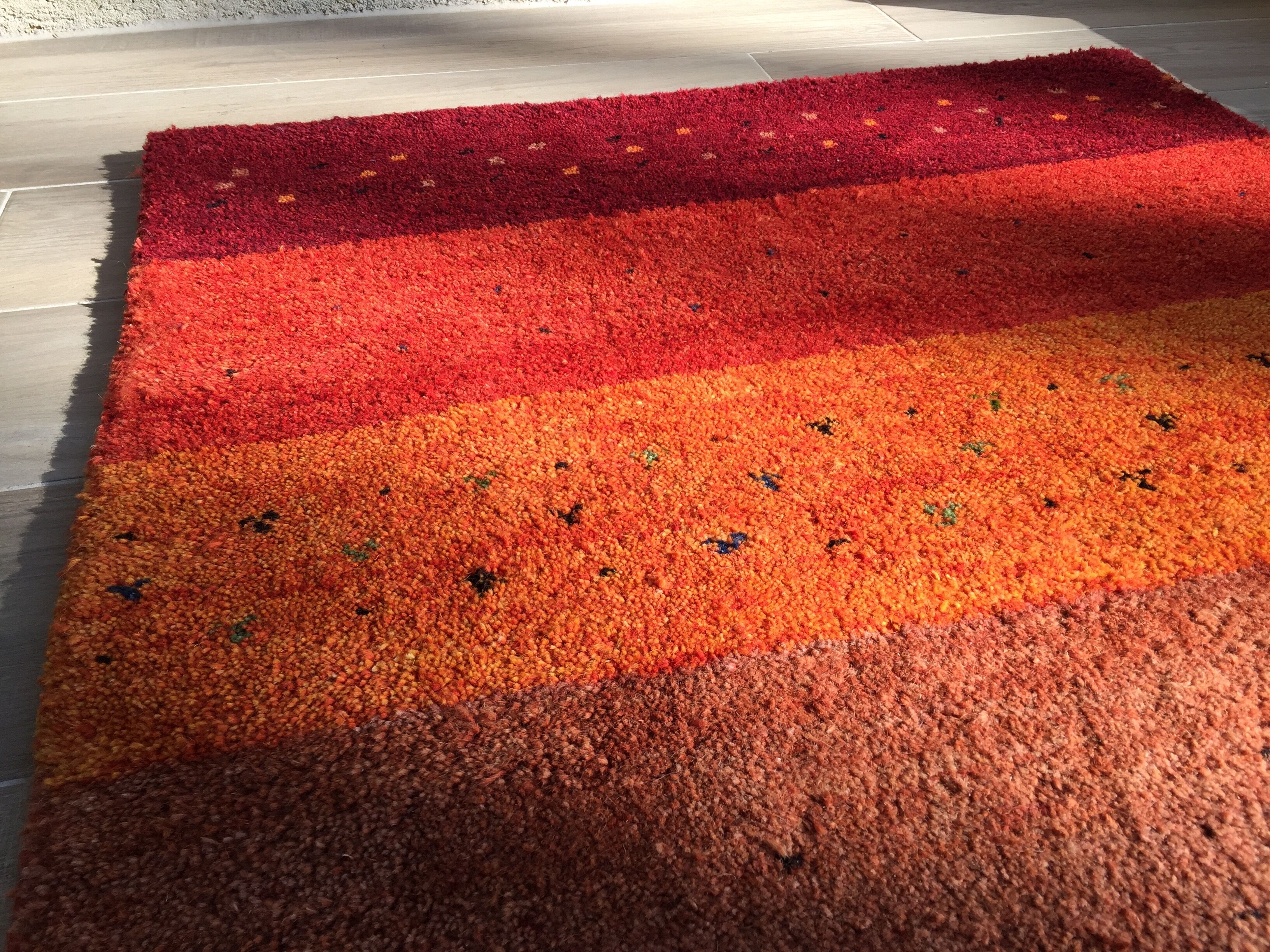 Indian carpet gabbeh 100% wool - 94x157 cm