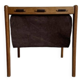 Vintage magazine side table