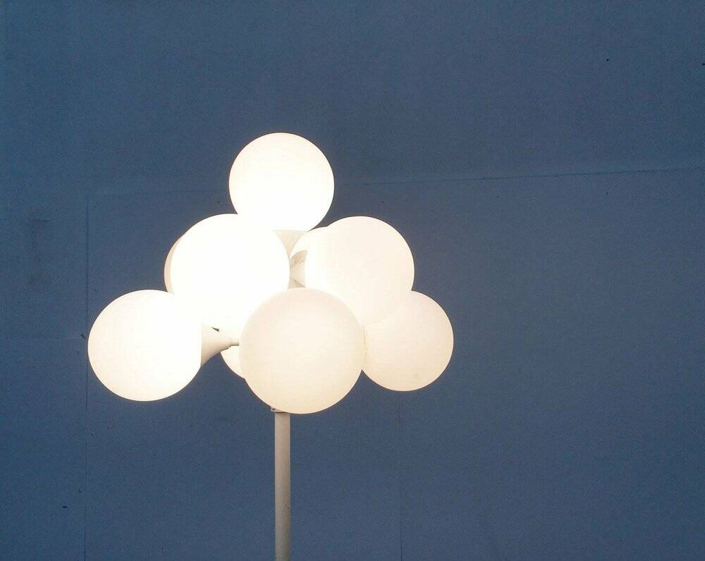 German space age Mid-Century floor lamp by Kaiser Leuchten, 1960s