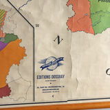 Old map of geography "Administrative Belgium"