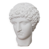 Greek head in waxed white plaster