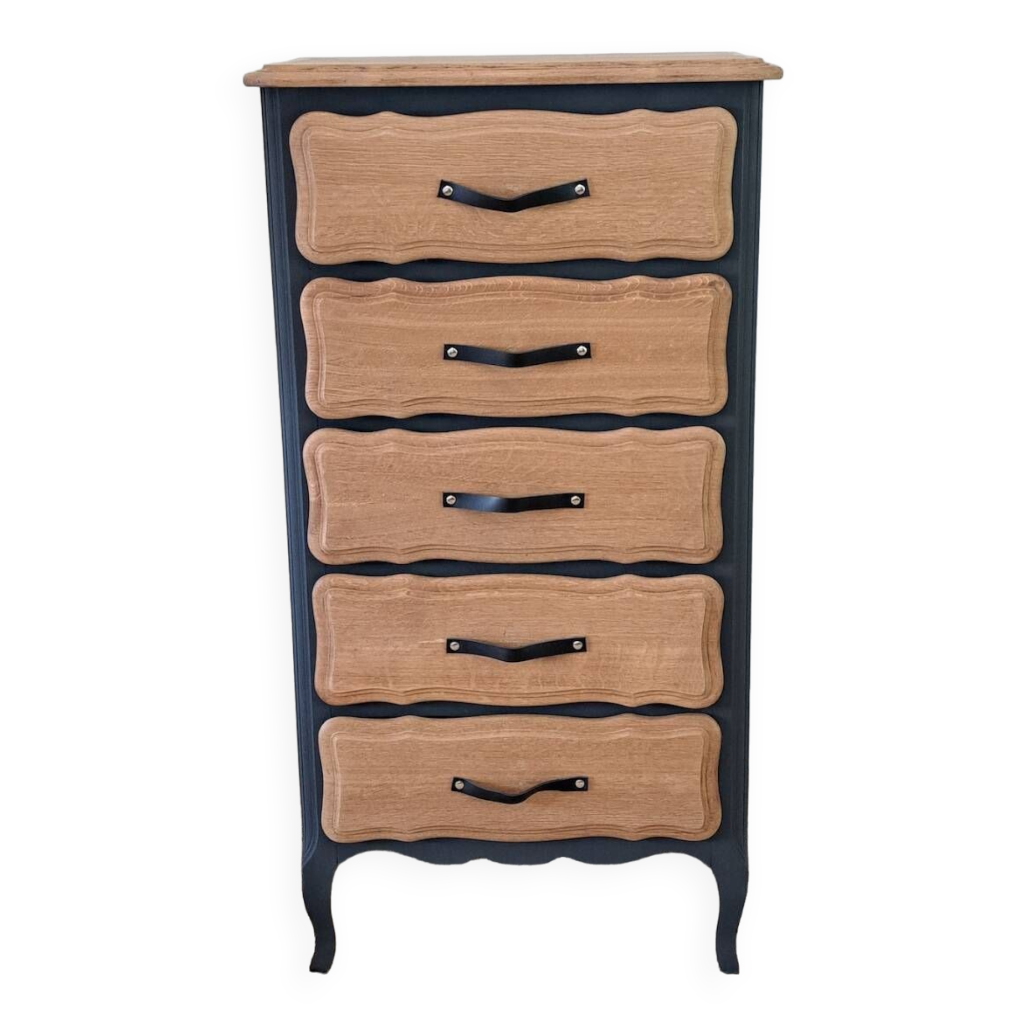 Vintage oak chiffonier