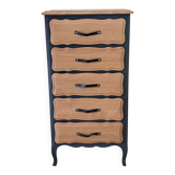 Vintage oak chiffonier
