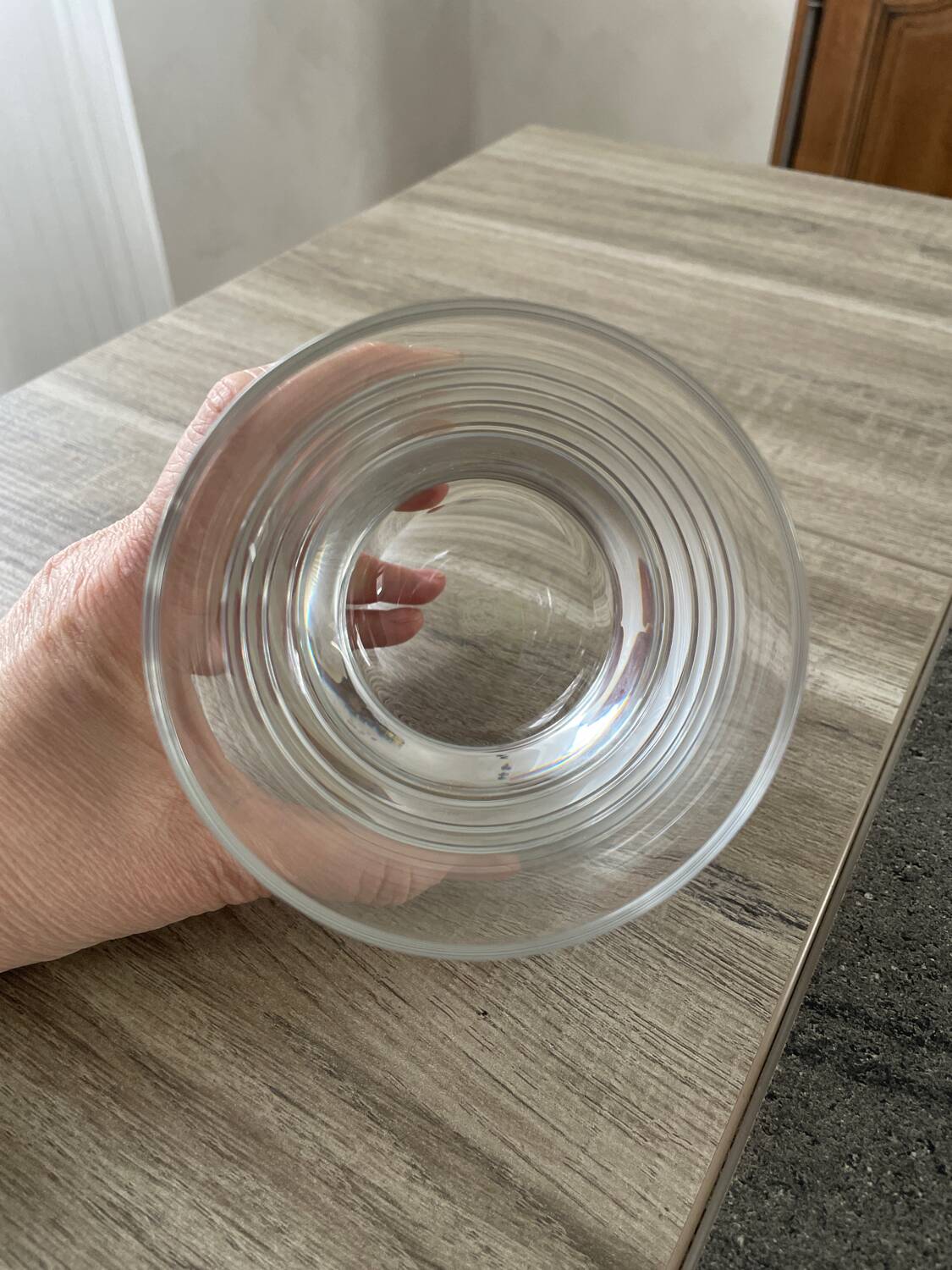 Crystal whisky glass signed Baccarat