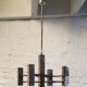 Lustre vintage Sciolari 5 feux par Boulanger 1970