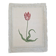 La Roche Laffitte (Born in 1943) - Watercolour drawing on silk - Tulip