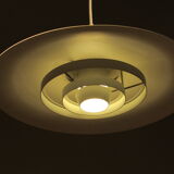 White Danish concentric ceiling light