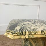 Octagonal marble coffee table