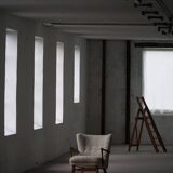 Viggo Boesen, Lounge Chair in Oak and Sheepskin Shearling, Modern Danish, 1950s