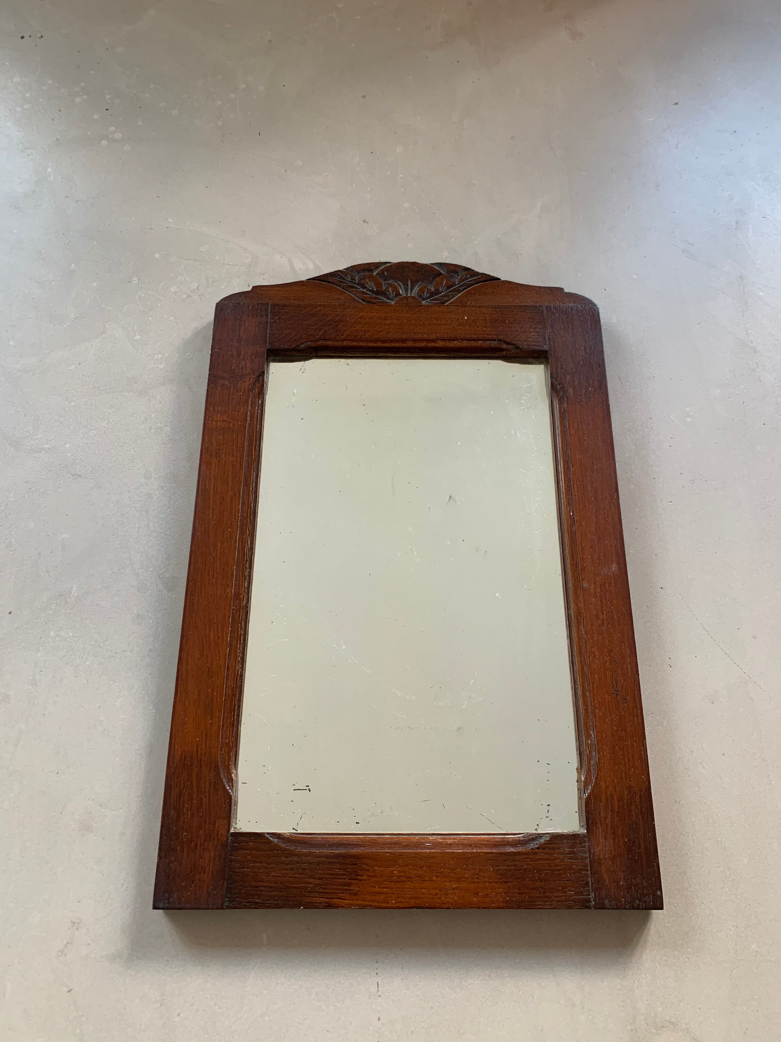 Miroir ancien art déco 35x55cm