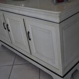 Cherry wood sideboard furniture professionally refurbished