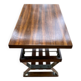 System table, portfolio, design teak veneer 80s