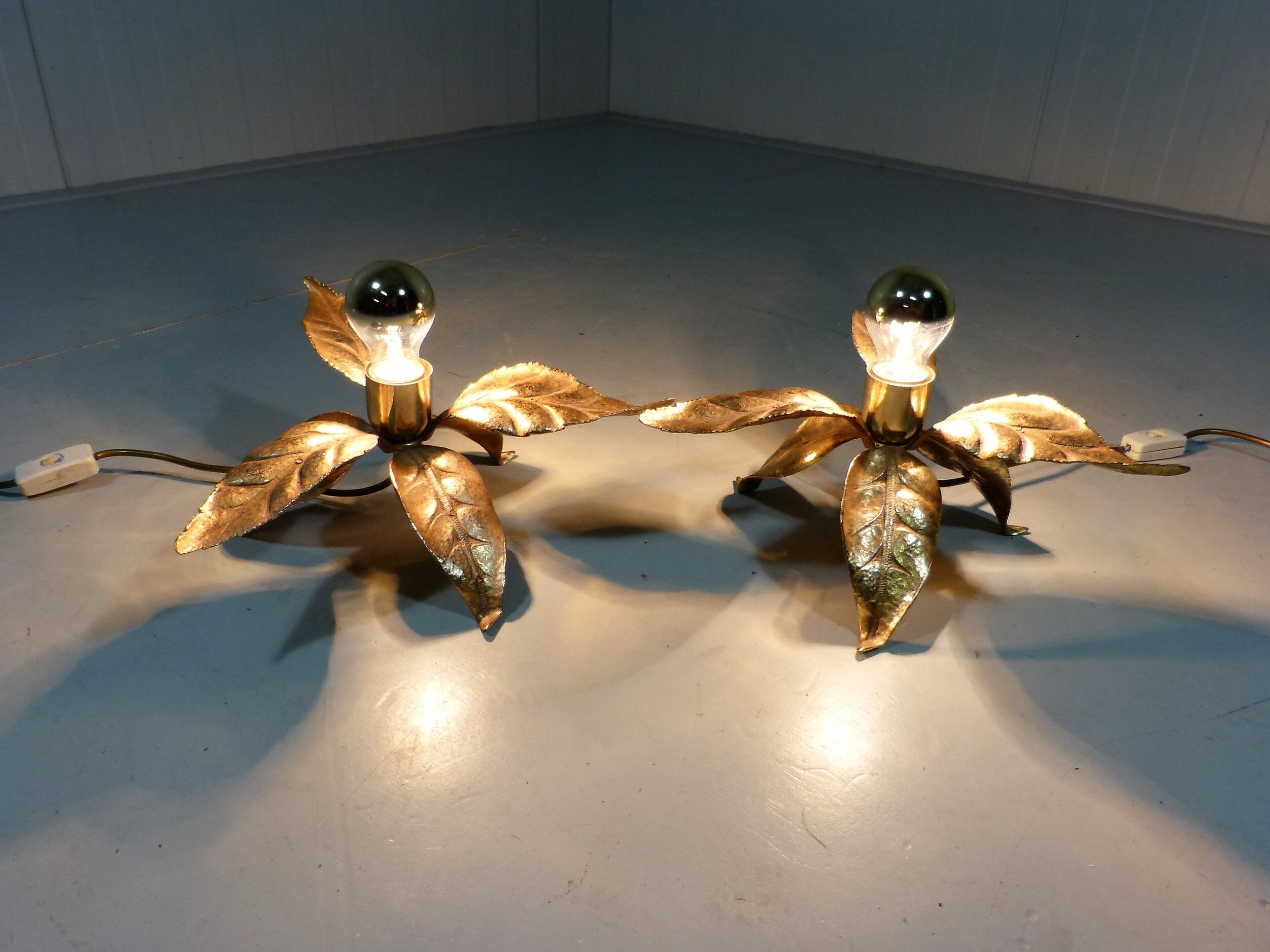 Pair of Willy Daro table lamps for Massive Belgium, 1960’s