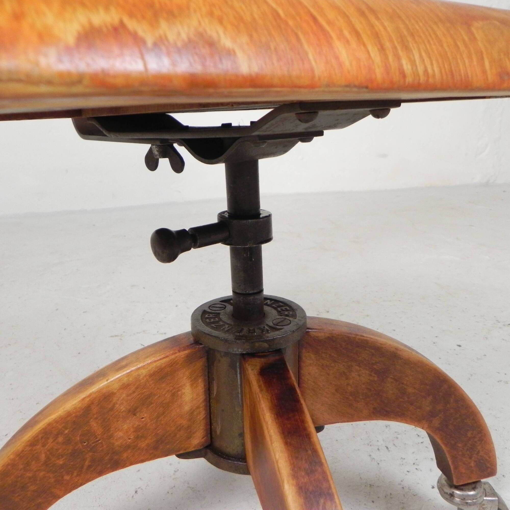 Bauhaus office chair, krenzer studio chair, 1930s