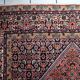 Tapis persan Bidjar vintage des années 1950, médaillon géométrique, 135 cm x 209 cm