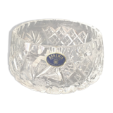 Bohemian size crystal pocket or ashtray
