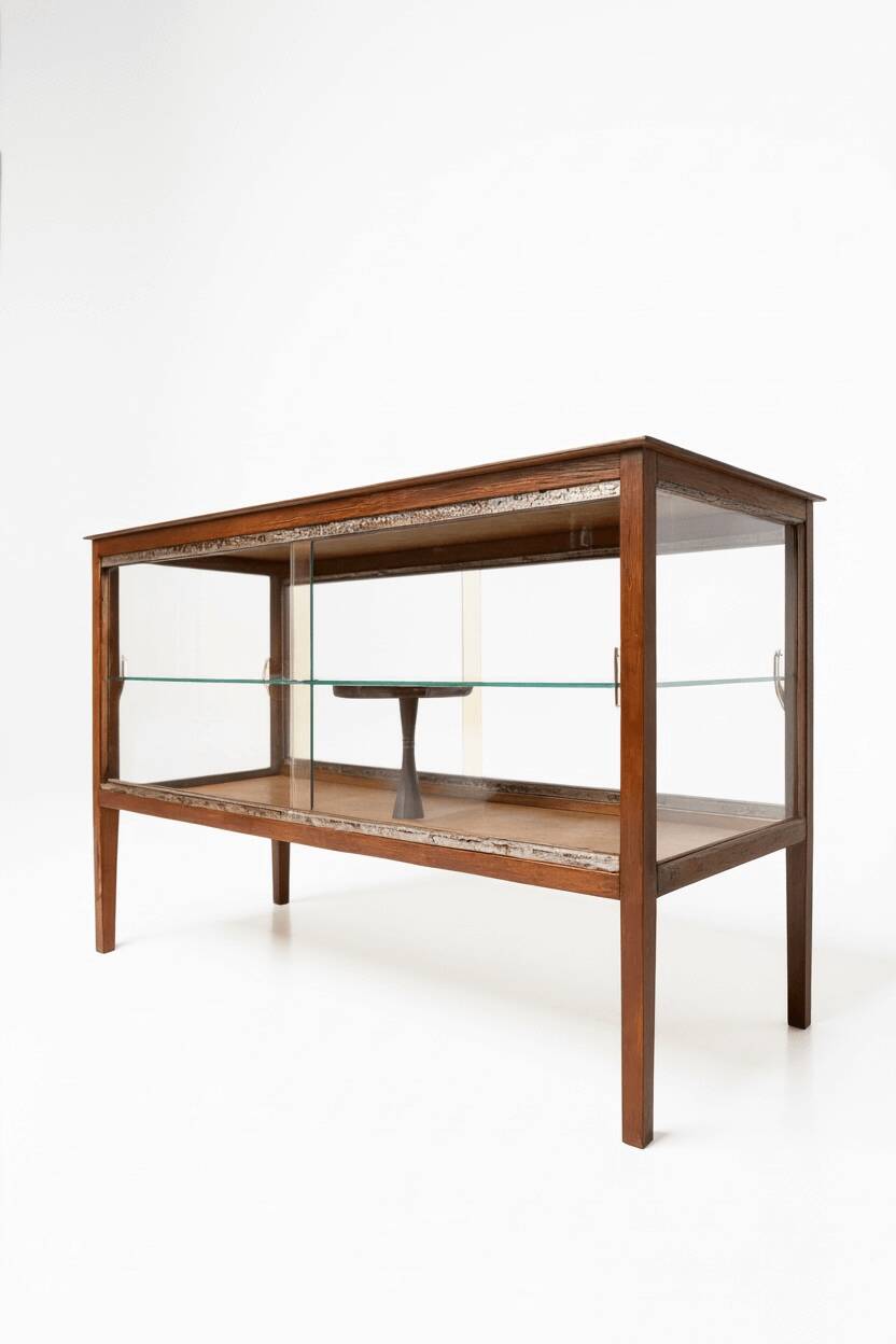 Old shop display cabinet