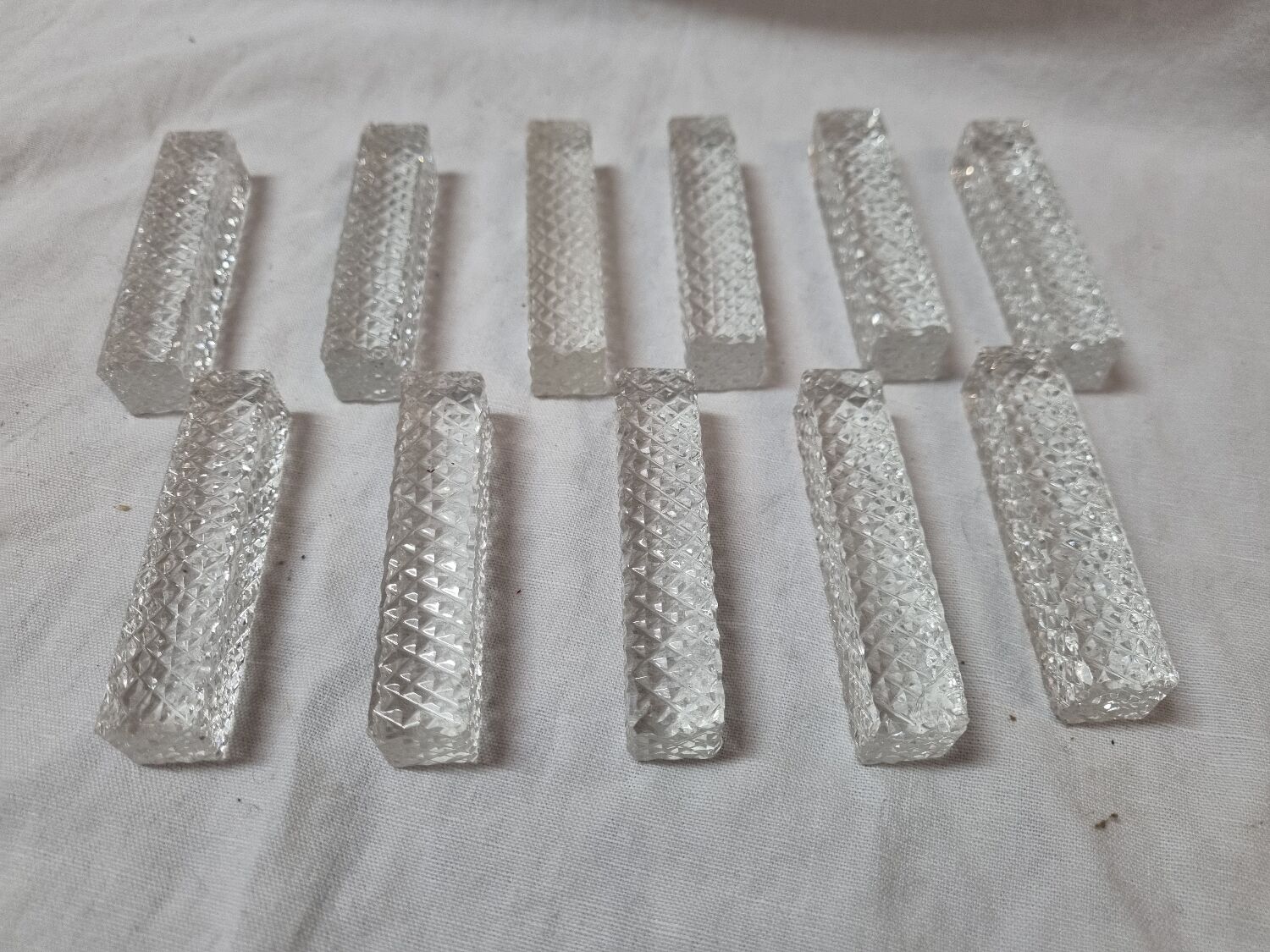 Crystal knife holder, 1970