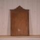Art Deco 1930s solid oak carved mirror