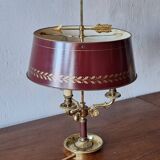 Lucien Gau Model 15033 mid century brass table lamp