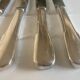 Set of 7 knives from brasserie Vieux Paris Cluny Ravinet Denfert 1960