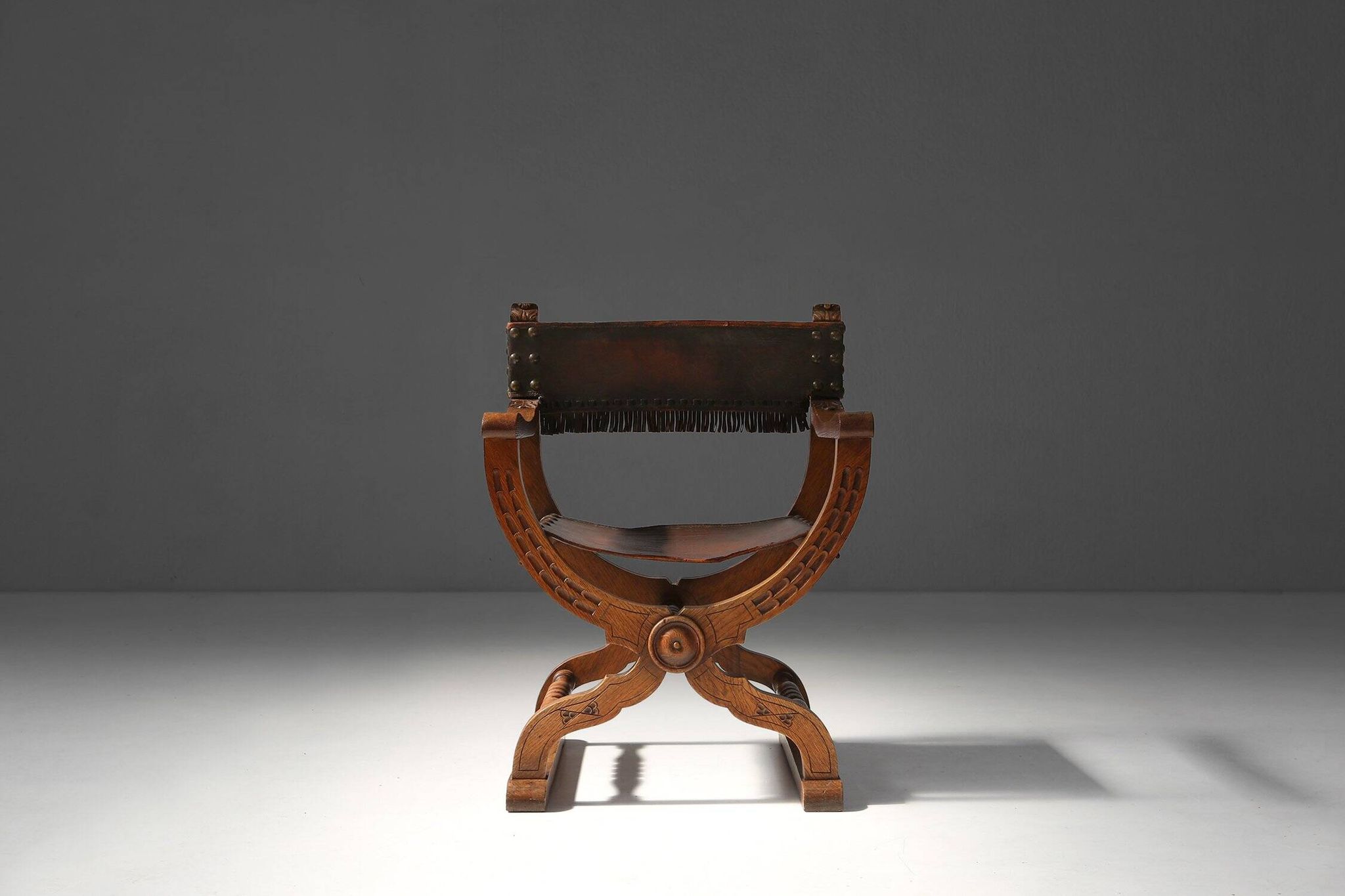 Antique Neo-Renaissance Throne Chair, France 1890s