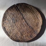 Carved oak plate