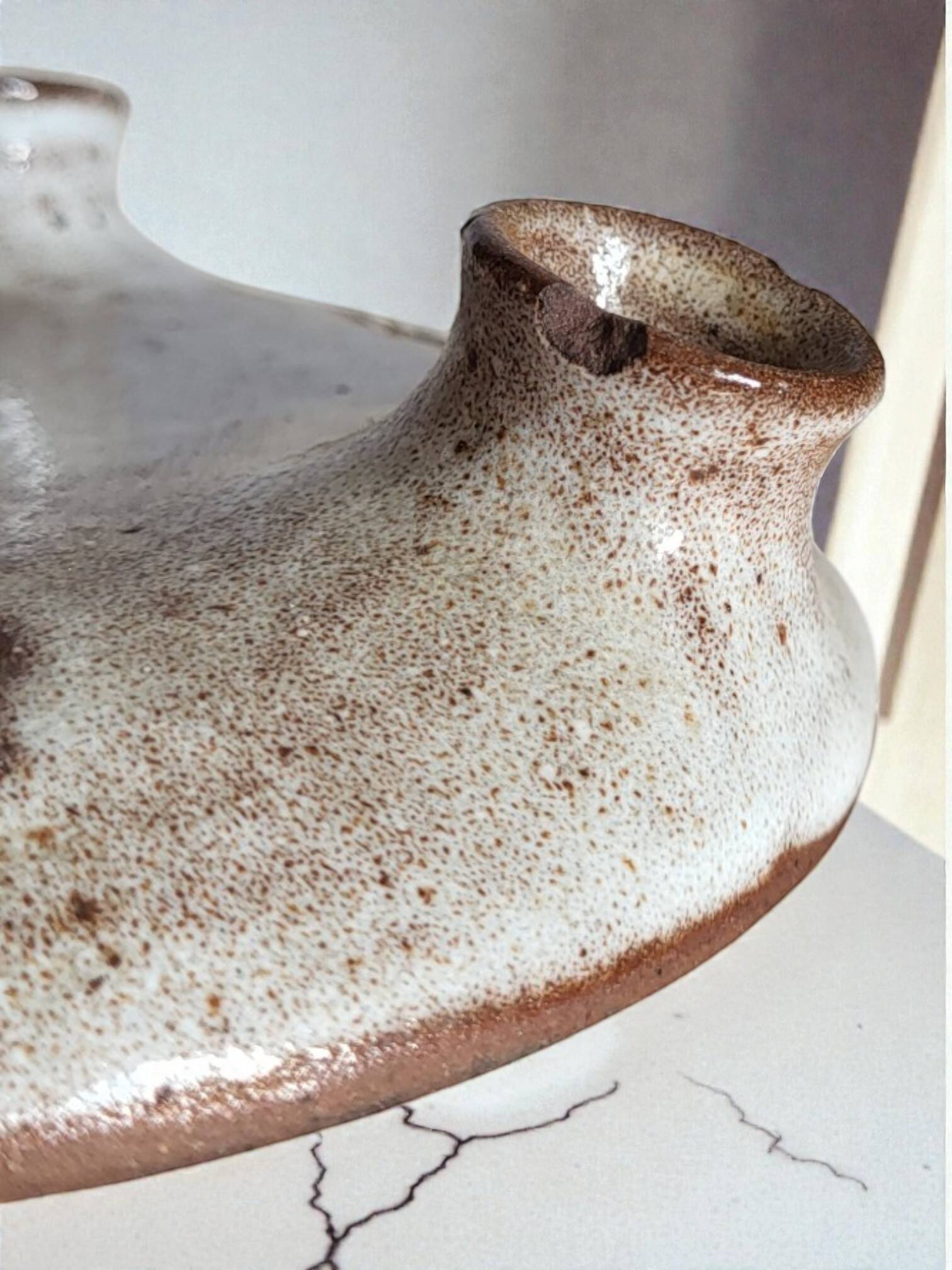Flower vase in stoneware Ratilly / Pierlot / Puisaye