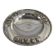 Art Deco silver plated footed bowl by Romepla 1930 floral decoration