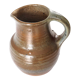 Signed stoneware pitcher
