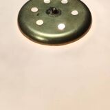 Elegant Glass, Beech and Brass Floor Lamp, Italy