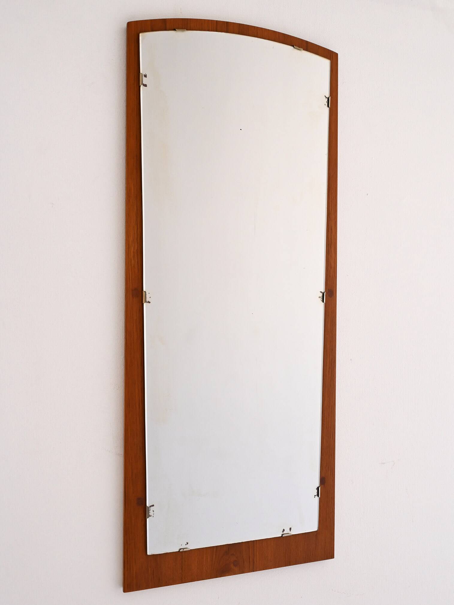 1960s Scandinavian Teak Wall Mirror