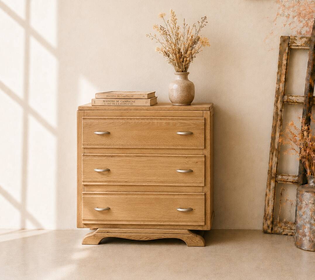 Vintage oak chest of drawers