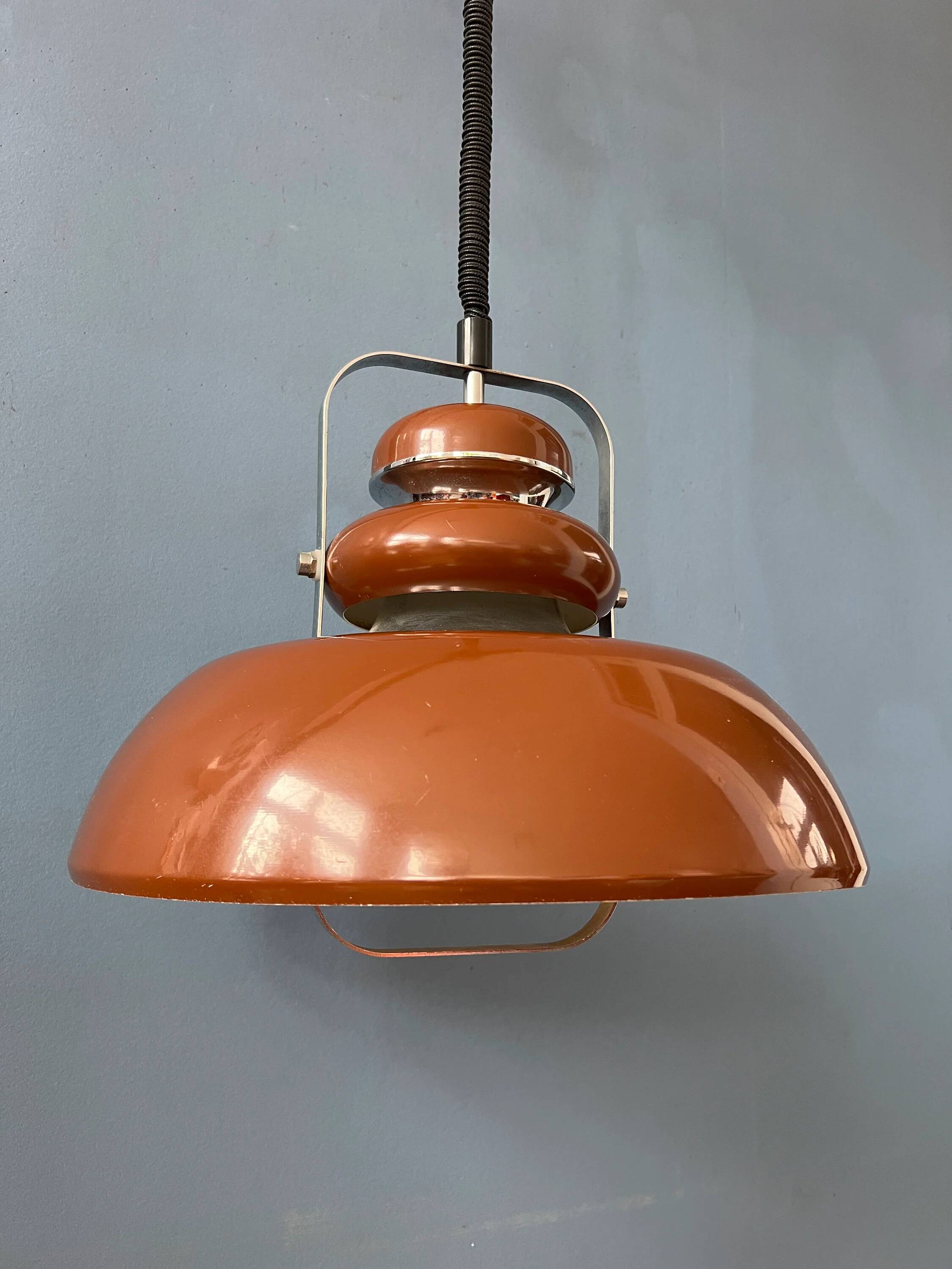 Suspension marron Space Age Mid-Century Anvia