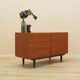 Danish teak cabinet with adjustable shelves, 1960s