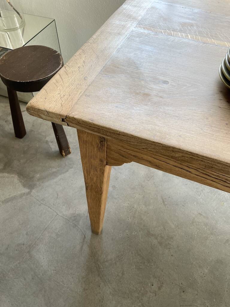 Oak farm table 220 cm