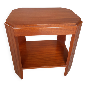 Table basse en acajou - art