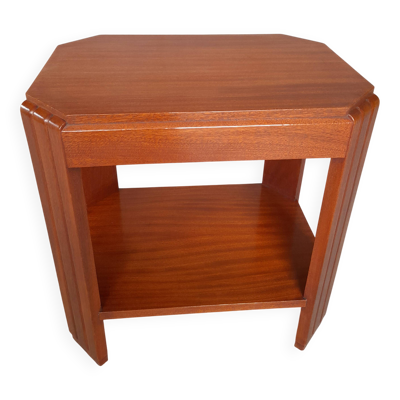 Table basse en acajou Art Déco